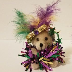 Mardi Gras Bears Festive